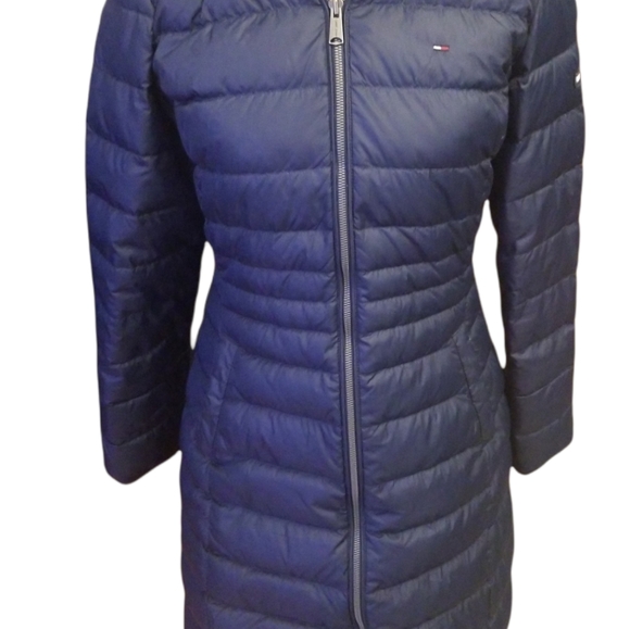 TOMMY HILFIGER puffy jacket . Large/blue. - Picture 10 of 11